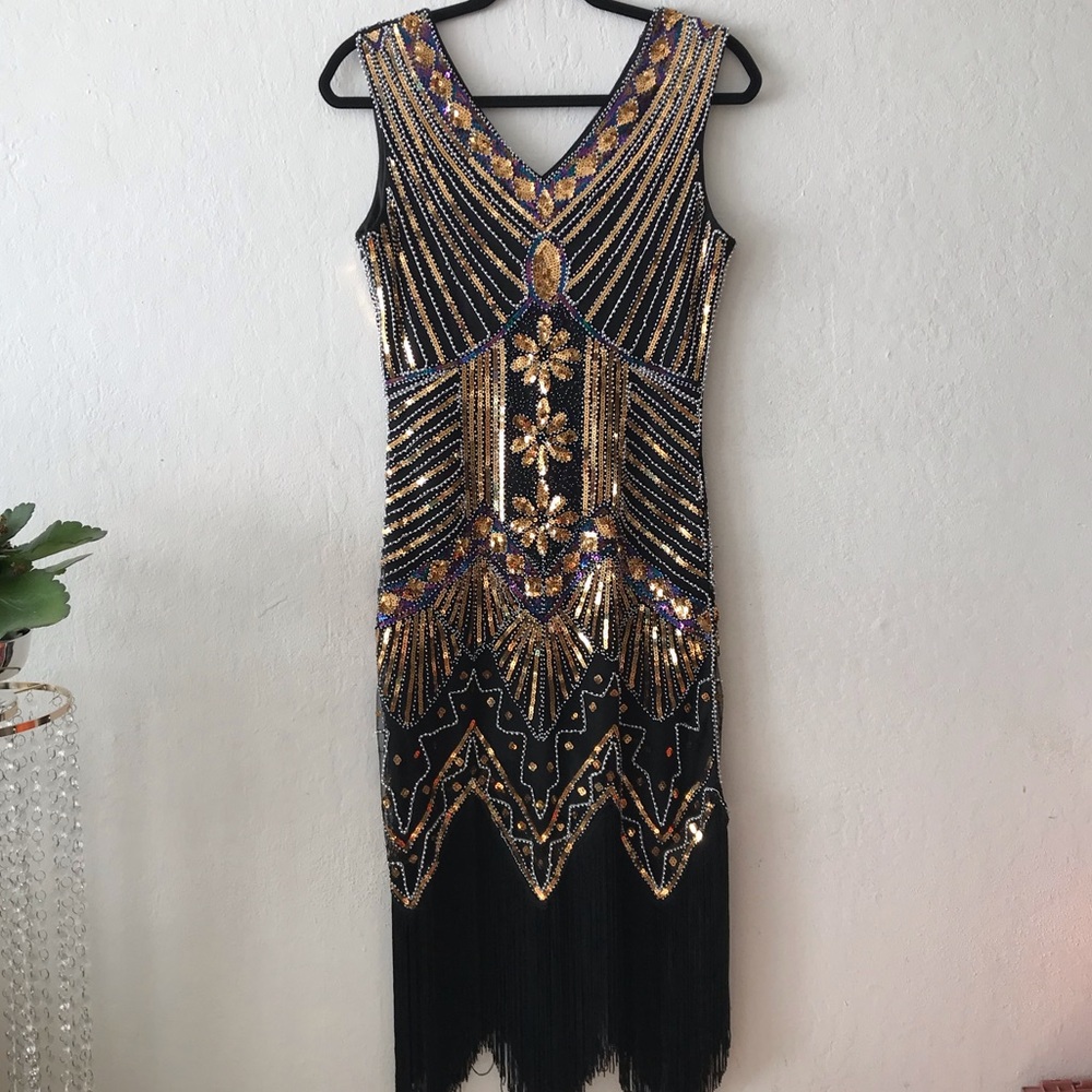 Gorgeous Fringed Hem Party Dress ✨